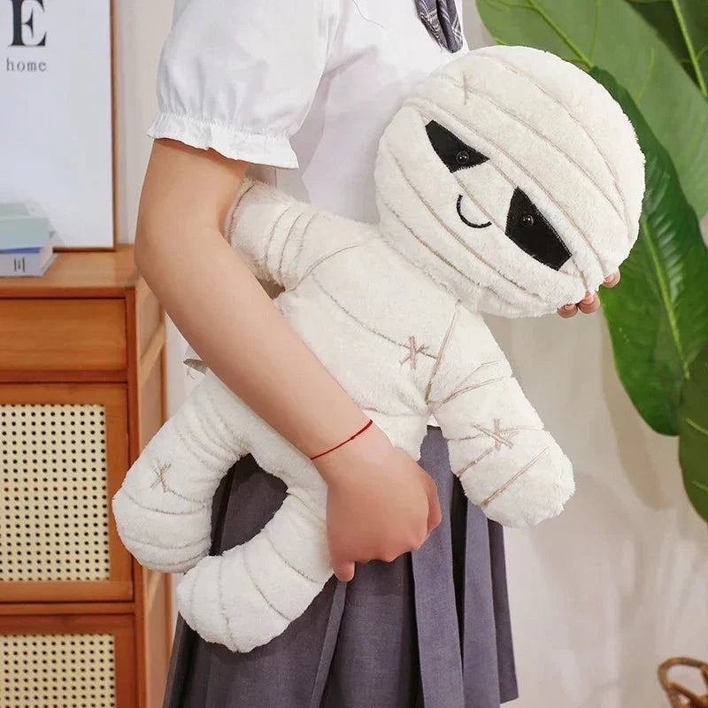 Chilling Skeleton and Mysterious Mummy Halloween Plush Toys